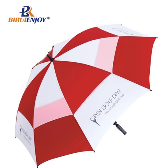 Promotional golf umbrella double layer with logo