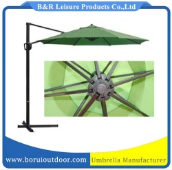 10ft outdoor hanging parasol, heavy duty canopy