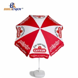 2m outdoor parasol with logo printed for market/street/store