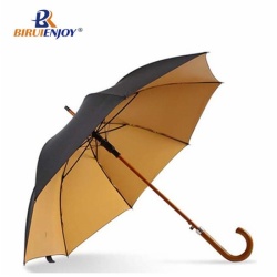 28 inch golf umbrella wood frame double layer