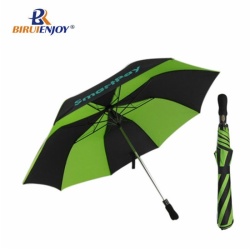 2 folding advertising golf umbrella grip handle auto 28 inch