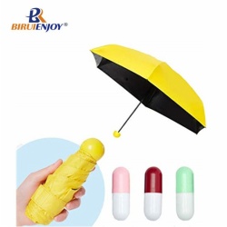 Super mini pocket umbrella capsule case lightest umbrella
